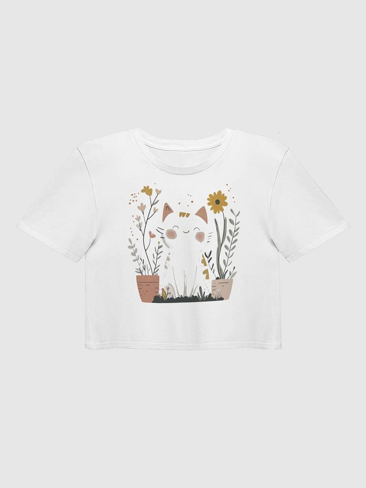 Cute Cat Garden Crop Top product image (1)