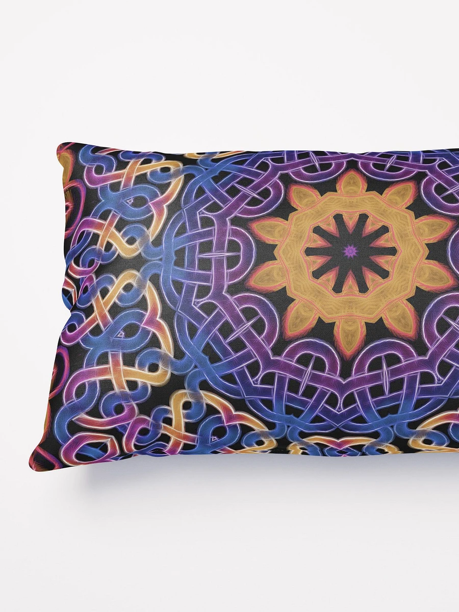 Blue Gold Celtic Knot Throw Pillow product image (8)