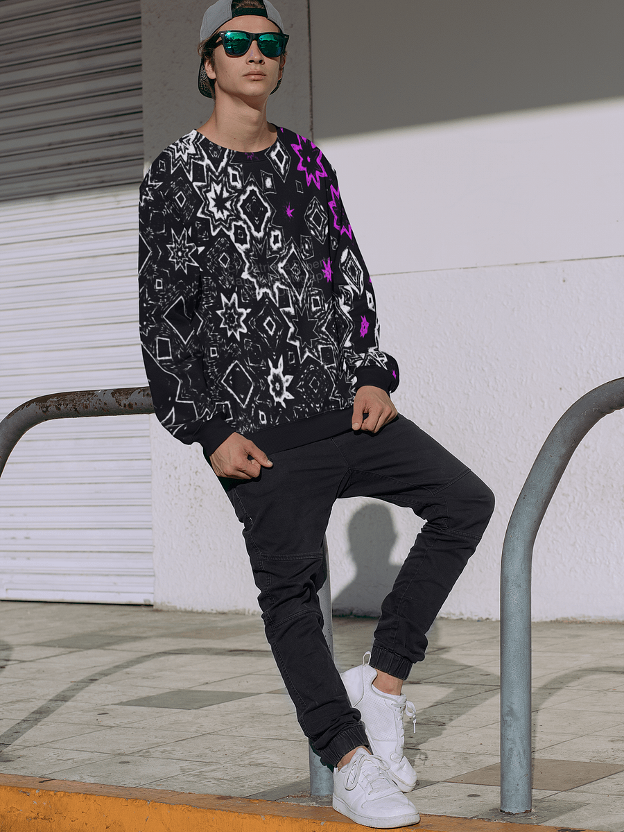 That Stars Pattern Again Unisex All Over Print Sweatshirt product image (1)