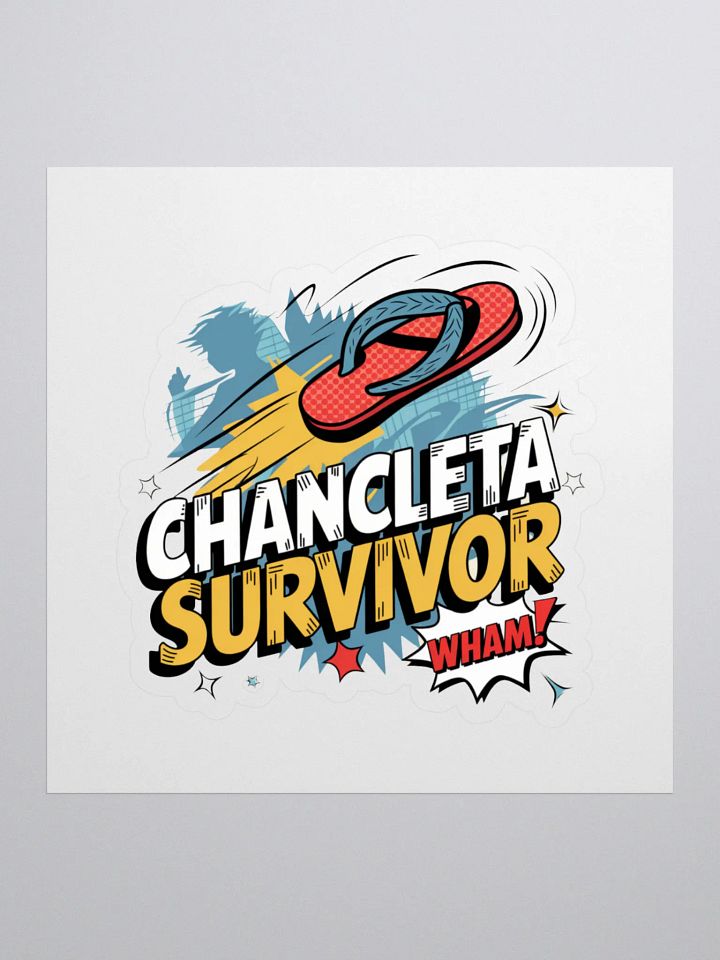 Wham! Chancleta Survivor Sticker product image (1)