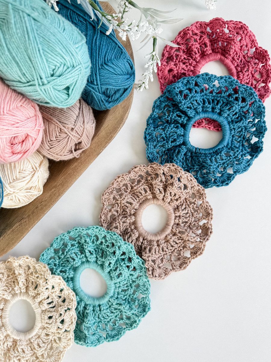 Caribbean Sea Scrunchie Crochet Pattern product image (9)