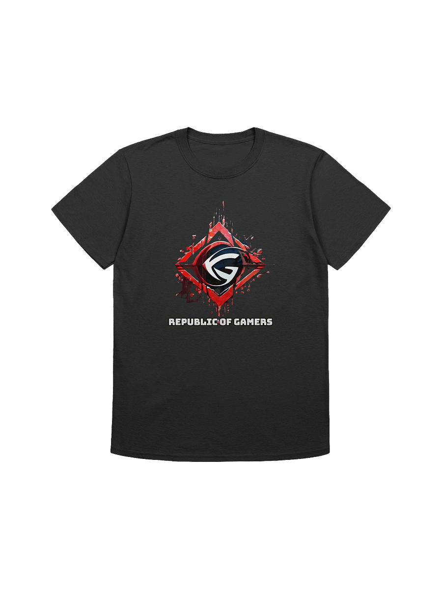 Republic of Gamers Logo T-Shirt, Trendy Gamer Tee, Perfect Gift for Gaming Enthusiasts product image (2)