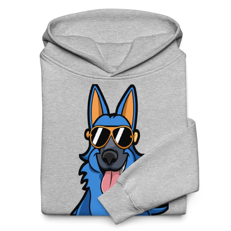 Cool Blue Dog Unisex Oversized Hoodie product image (30)