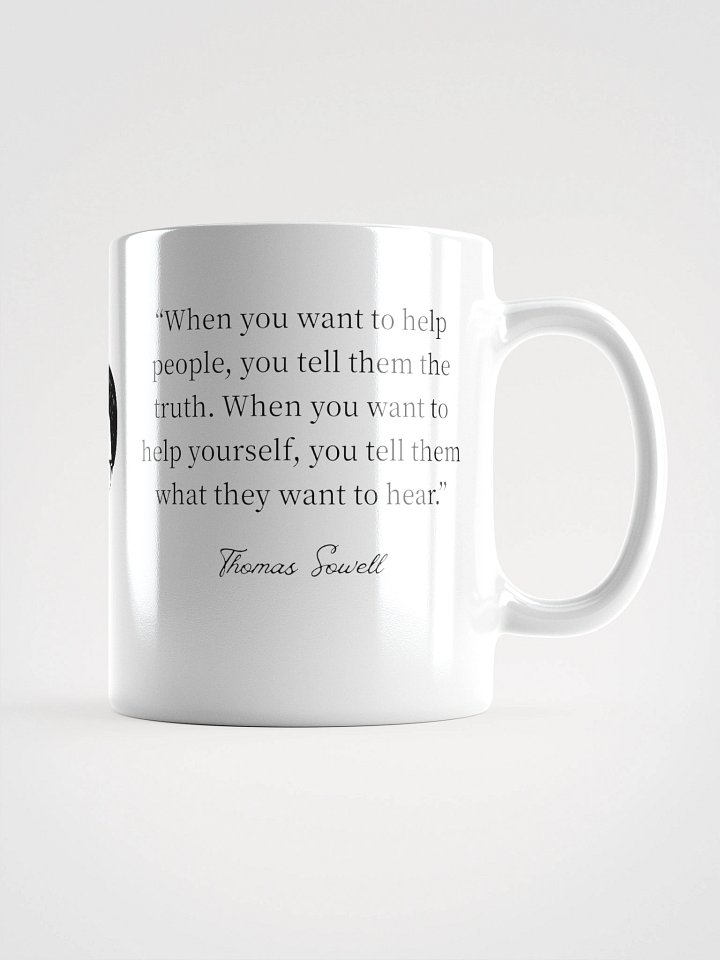 "Tell Them the Truth" — Thomas Sowell Quote Mug product image (1)
