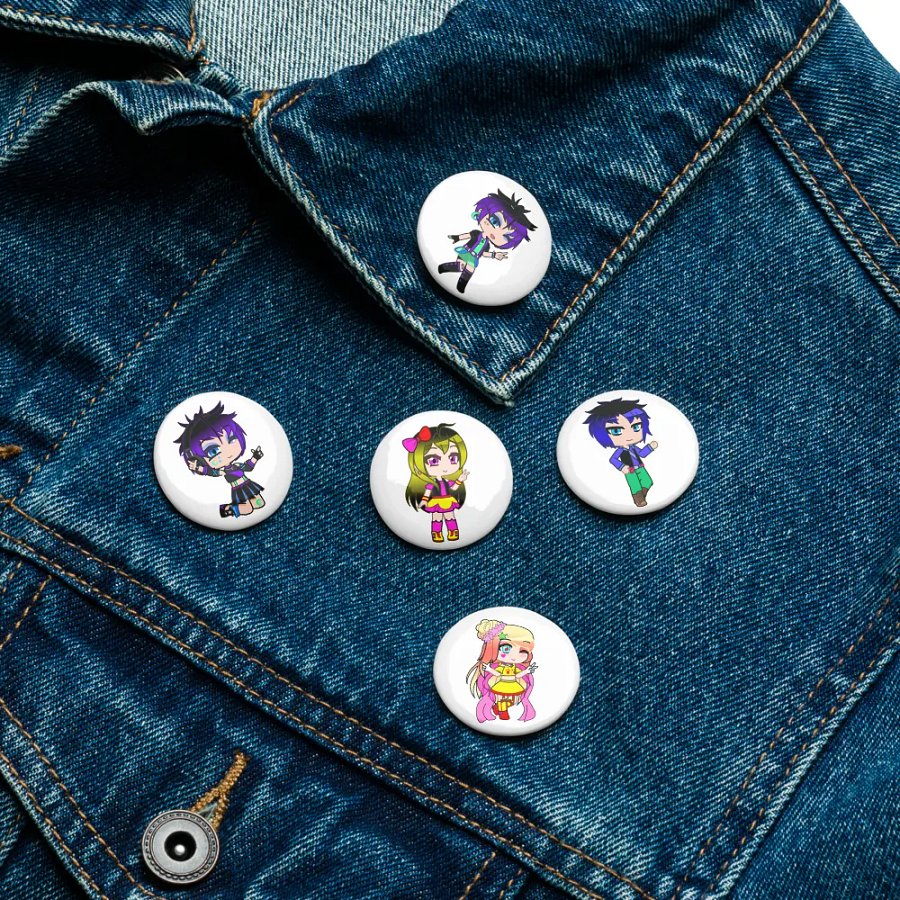 The Midnight Rockers button set 1 product image (16)