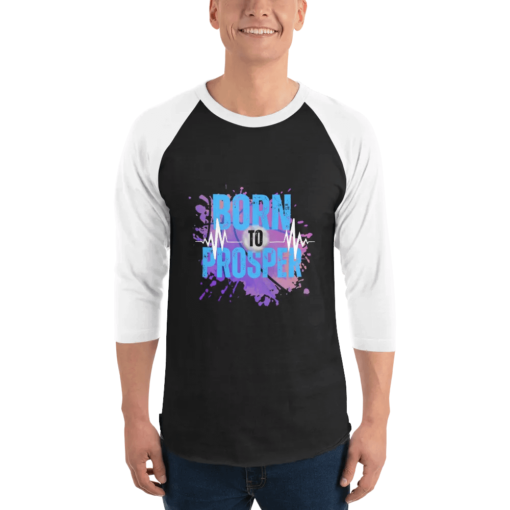Born to Prosper Dynamo Raglan Two Color Tee product image (4)