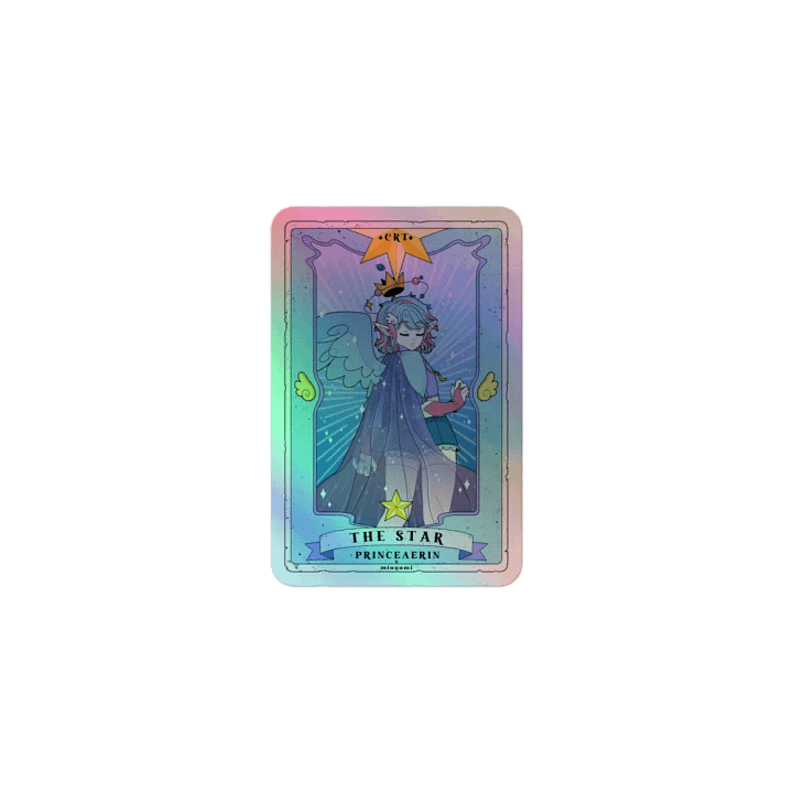 The Star Tarot Holographic Sticker | PrinceAerin product image (1)