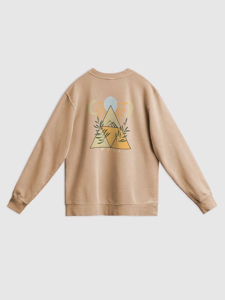 The Mystic Triangle Midweight Pigment Dyed Sweatshirt product image (2)