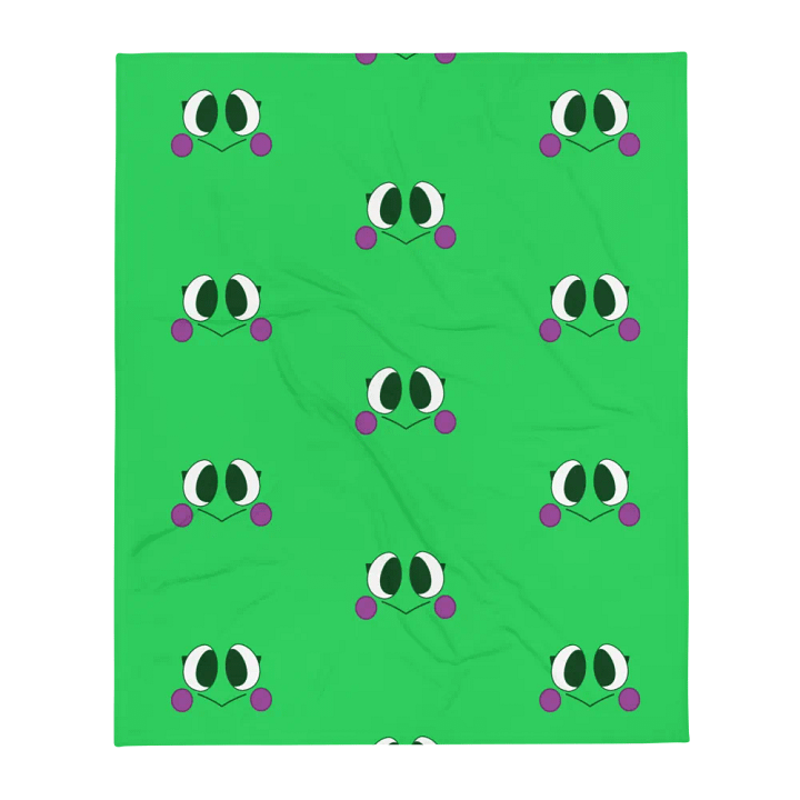 Turtle Face Throw Blanket product image (13)