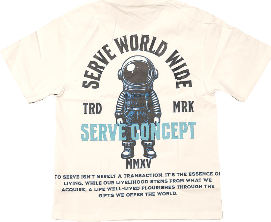 White Serve Concept t-shirt product image (4)