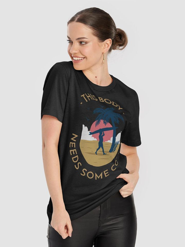 Surf's Up Coffee Lover T-Shirt product image (2)