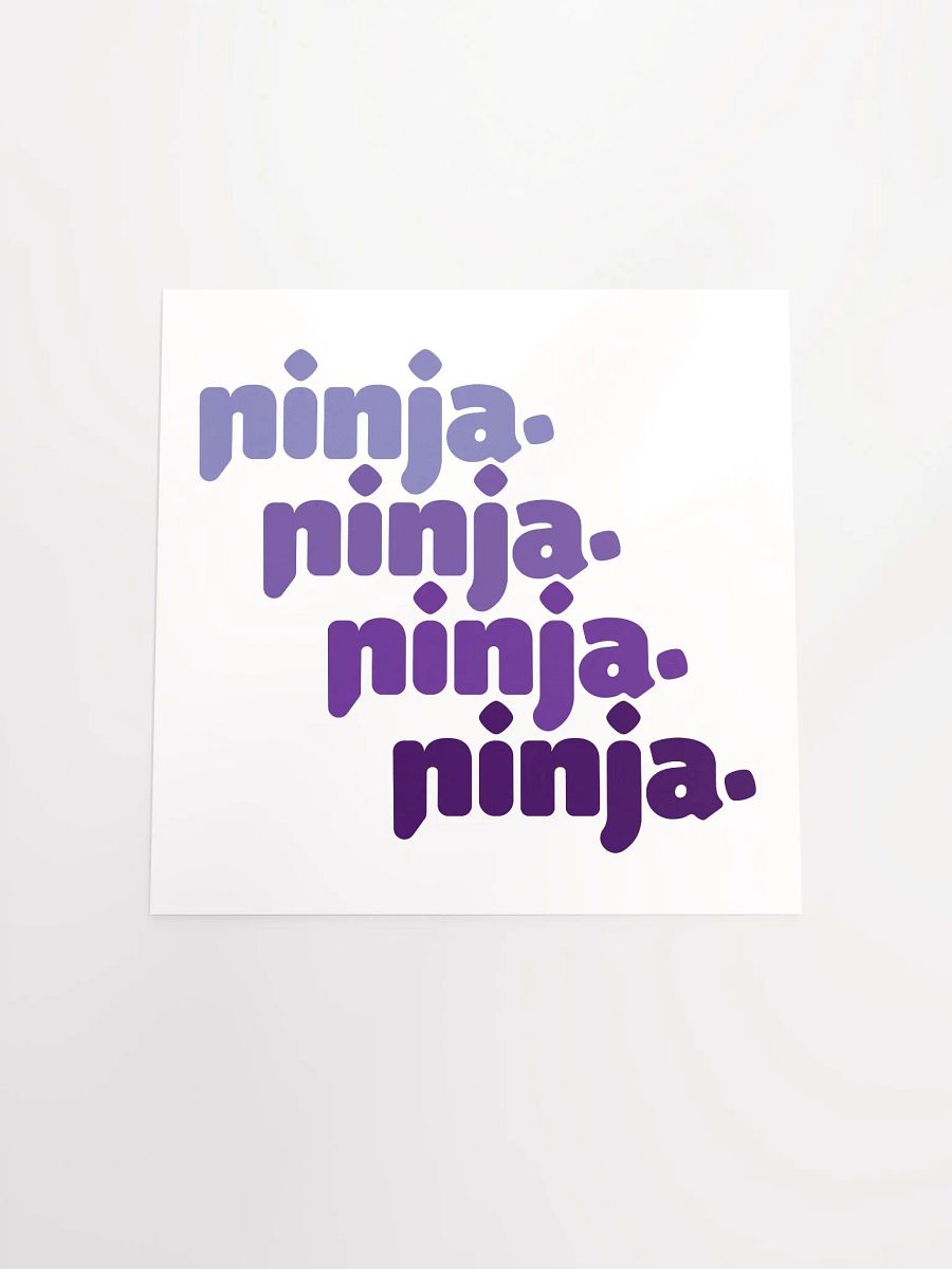 Purple Quad Ninja Poster product image (4)