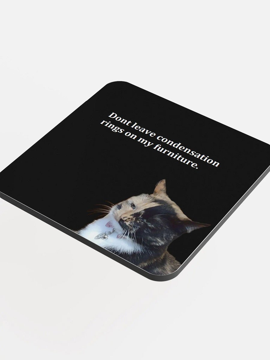 Threatening Lyra Glossed Cork Drink Coaster product image (5)