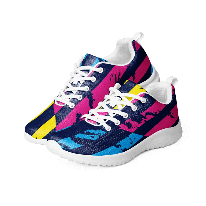 Grunge Stripes Men's Athletic Shoes product image (2)