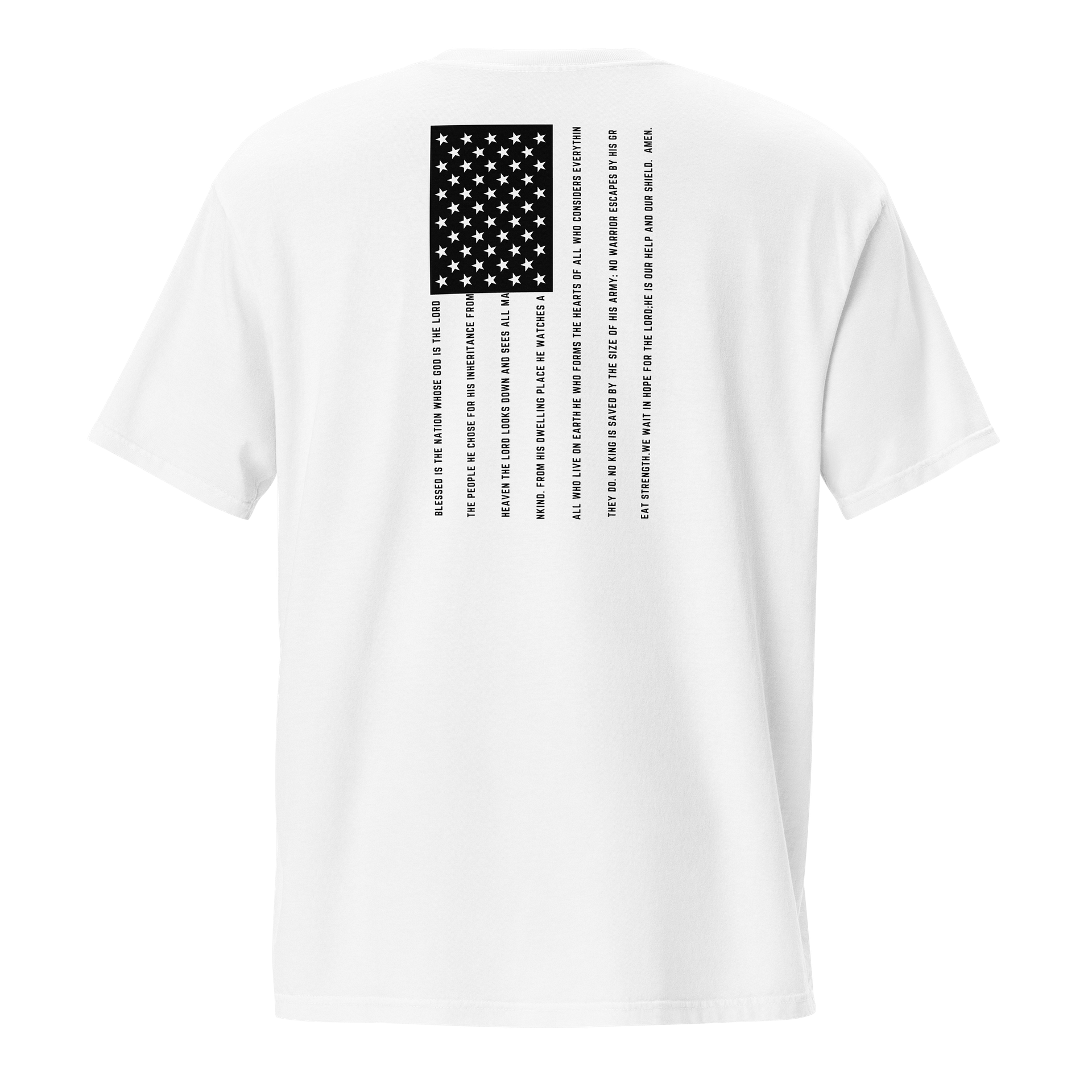 The Blessed America T-Shirt (Back and Front Design) product image (9)