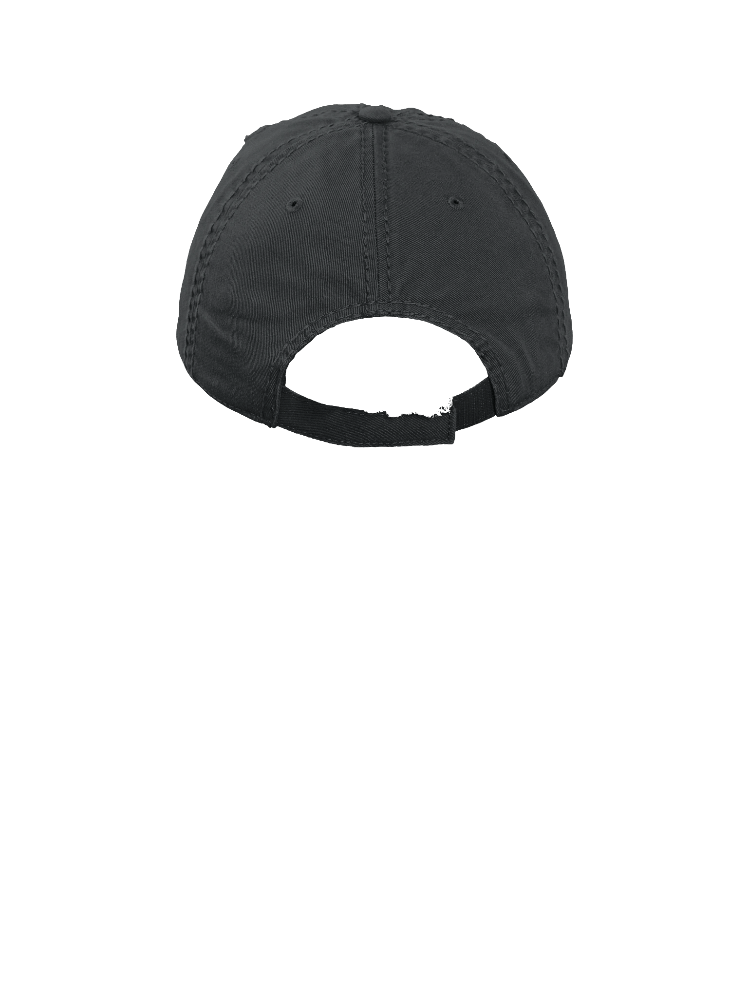 Minimalist Distressed Dad Hat - [Qwack] - Noir product image (6)