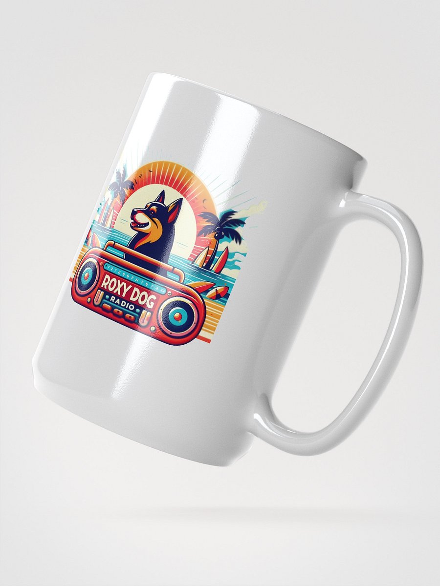 Roxy Dog Radio Boombox Beach Coffee Mug product image (2)