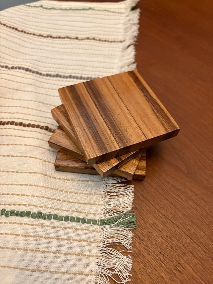 Zebrawood Coasters product image (1)