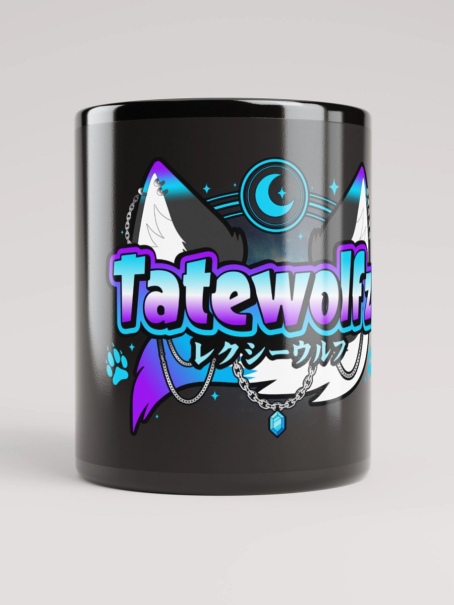 Tatewolfz Logo Black Glossy Mug product image (5)