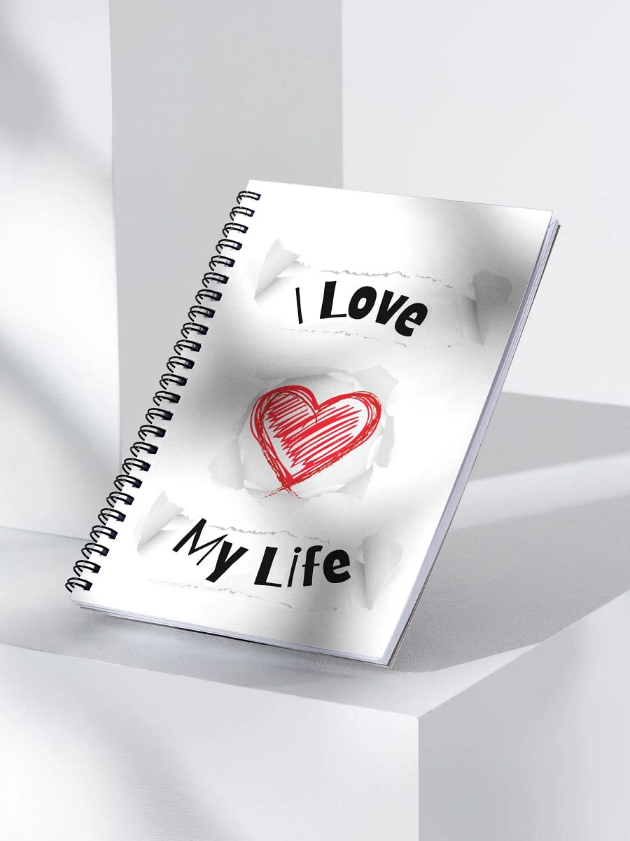 I Love My Life Spiral Journal product image (3)