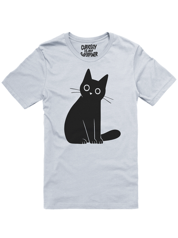 Curious Black Cat T-Shirt product image (1)