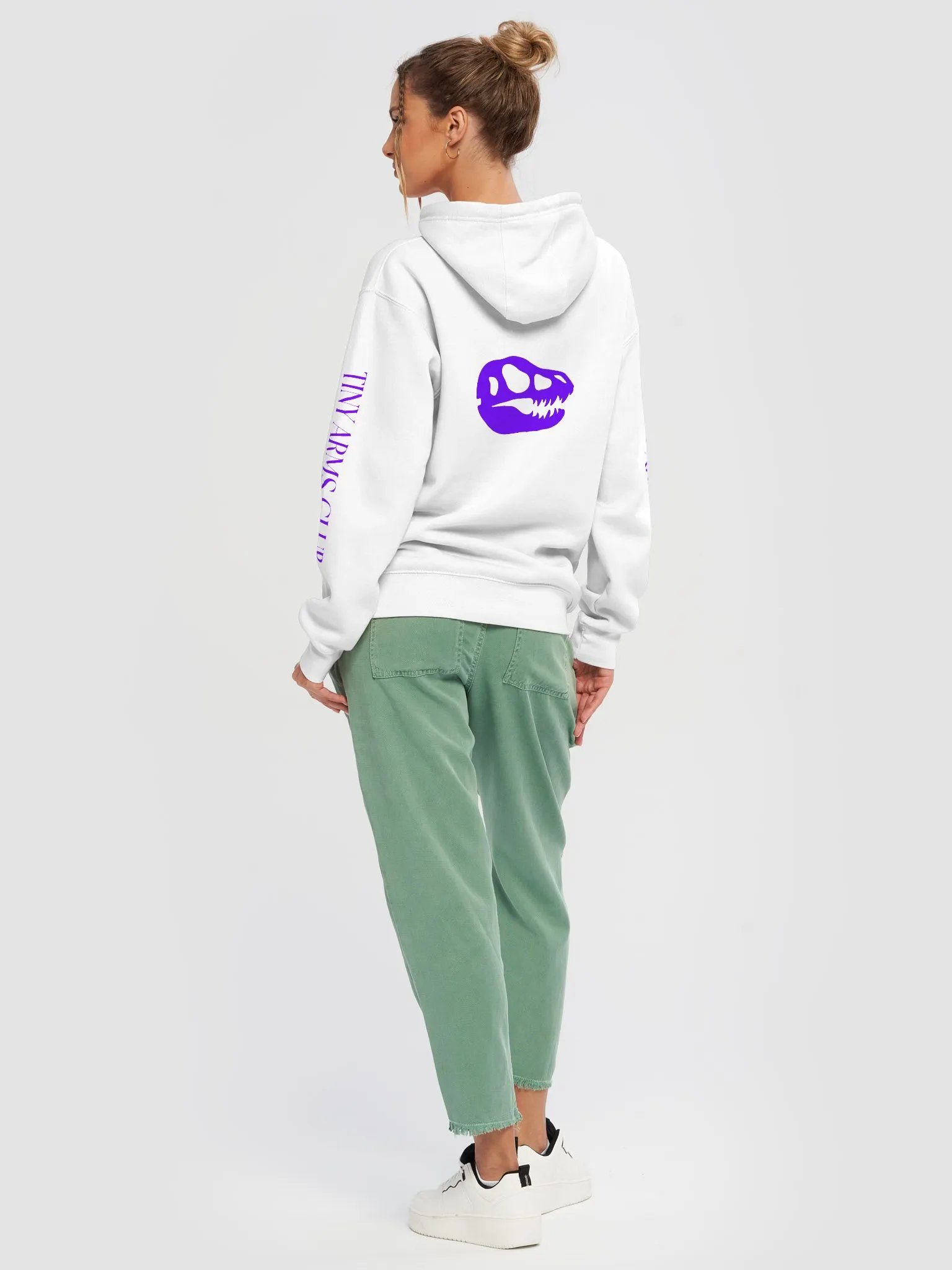 Tiny Arms Club Purple Logo Hoodie product image (6)