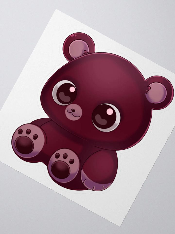 Afro the Bear Plush Sticker product image (5)