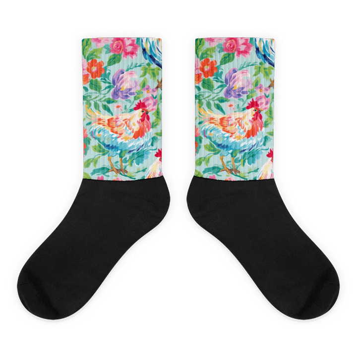 Floral Chicken Socks product image (2)