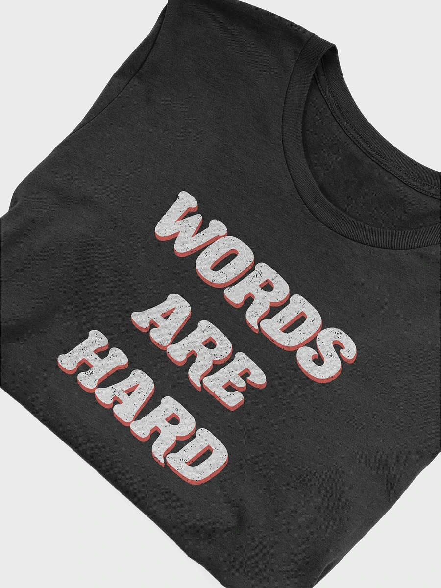 Words Are Hard Retro Tee product image (6)
