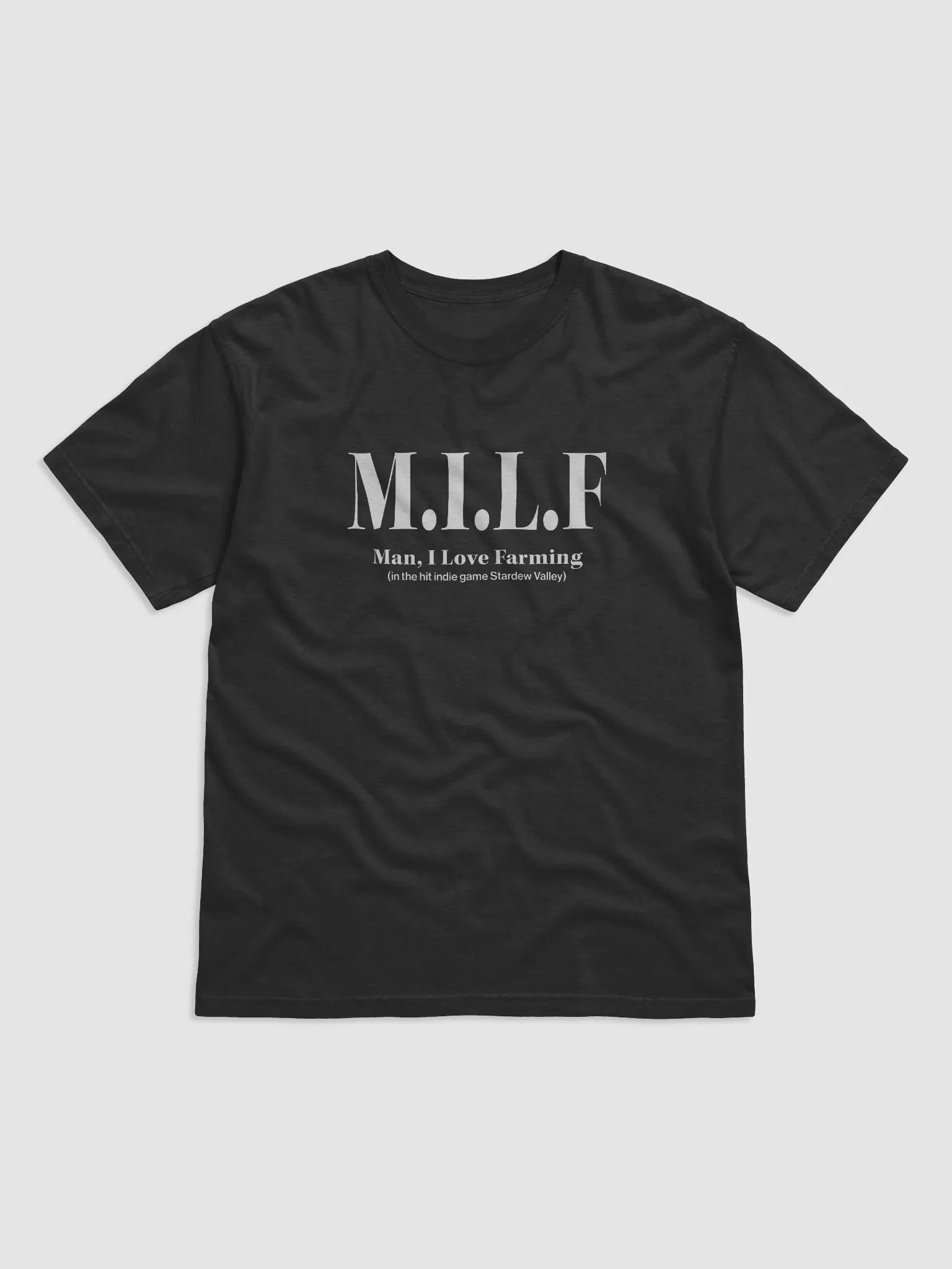MILF: Man, I Love Farming (Text Only, White) product image (1)