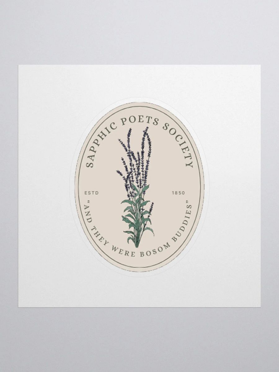 Sapphic Poets Society Sticker product image (1)