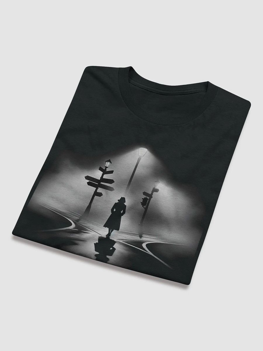 Crossroads of Fate: A Noir Intersection (Front Print Womens Tee) product image (5)