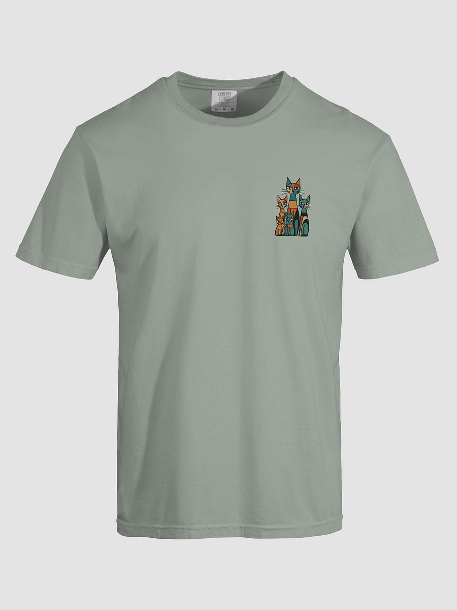 Whimsical Feline Geometry Tee product image (9)