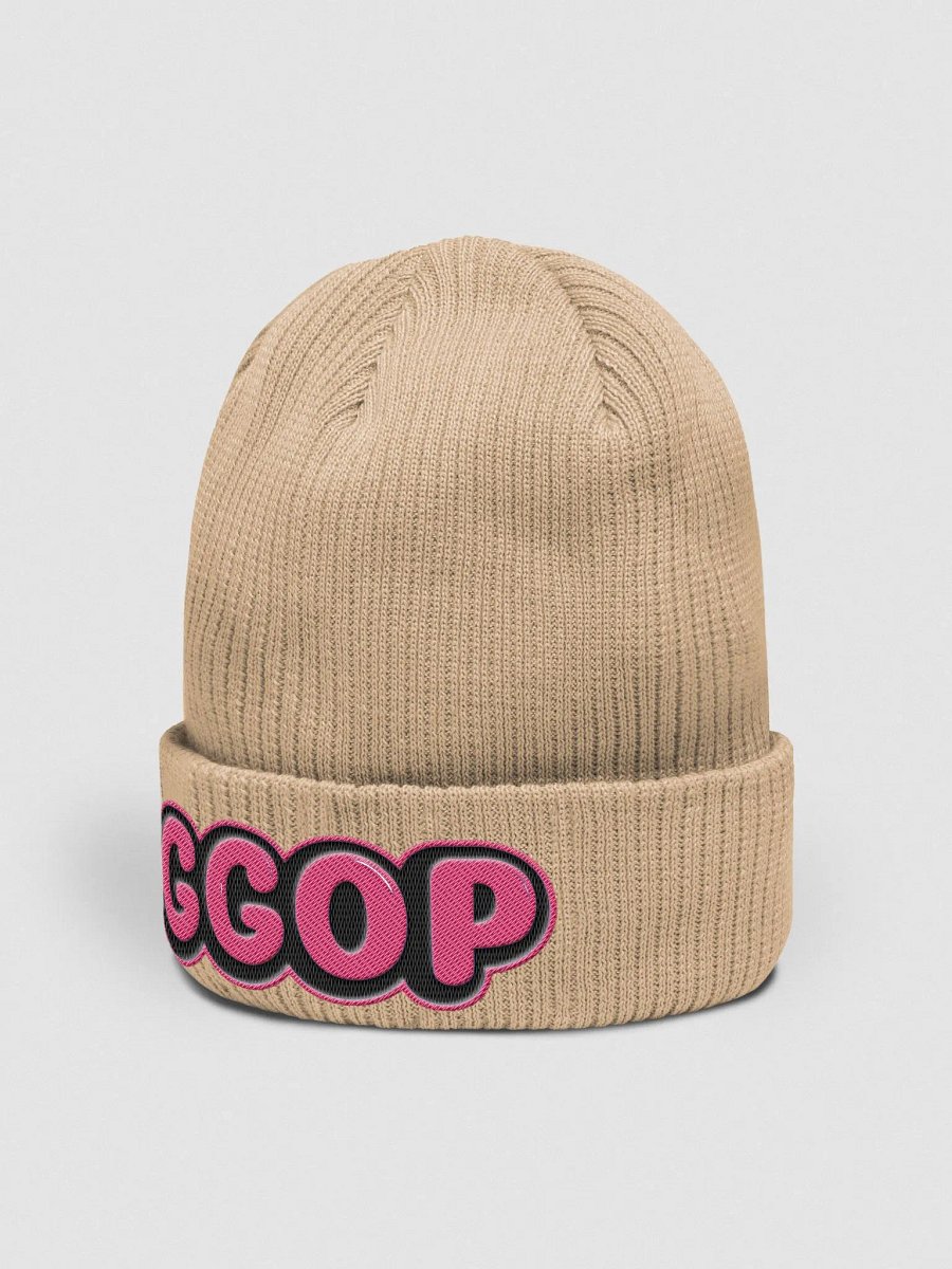 Pink Embroidered GGOP Beanie product image (8)