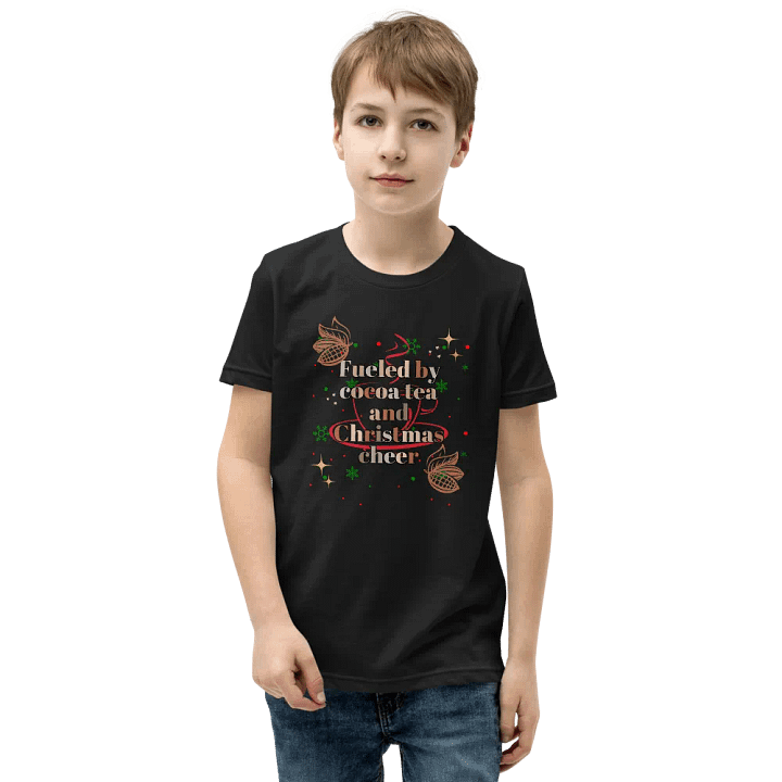 Cocoa Tea & Christmas Cheer Youth Tee product image (2)