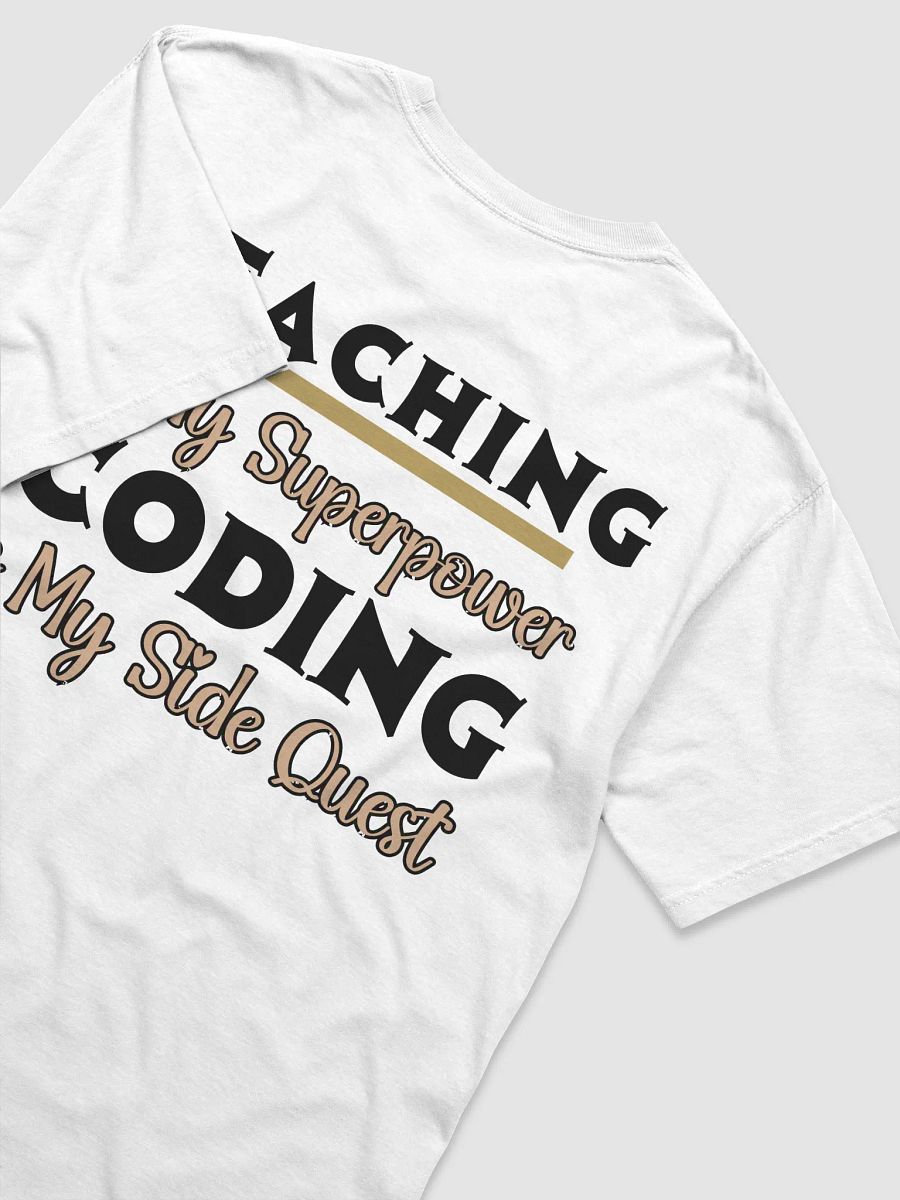 Teaching is My Superpower, Coding is My Side Quest Form Comfort Colors T-shirt product image (11)