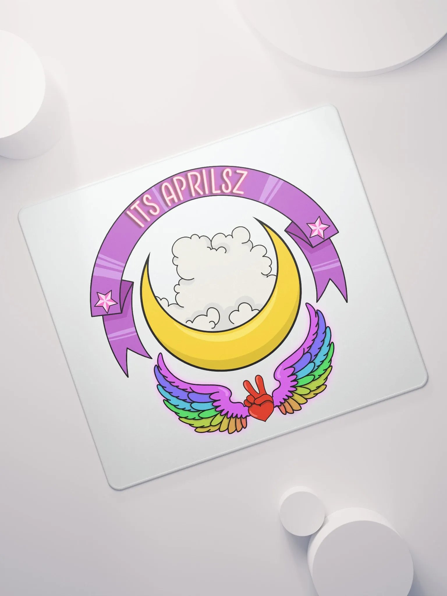 Its Aprilsz Channel Logo Gaming Mouse Pad product image (7)
