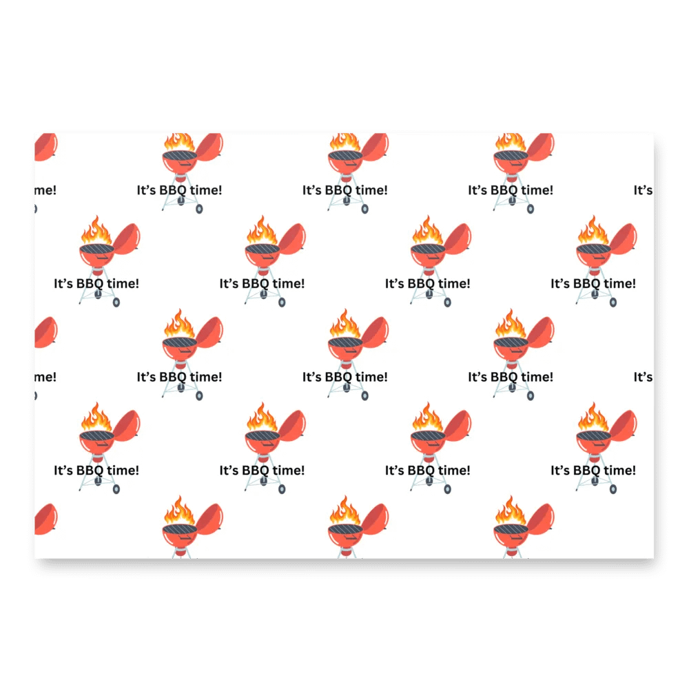 It's BBQ time Wrapping Paper product image (1)