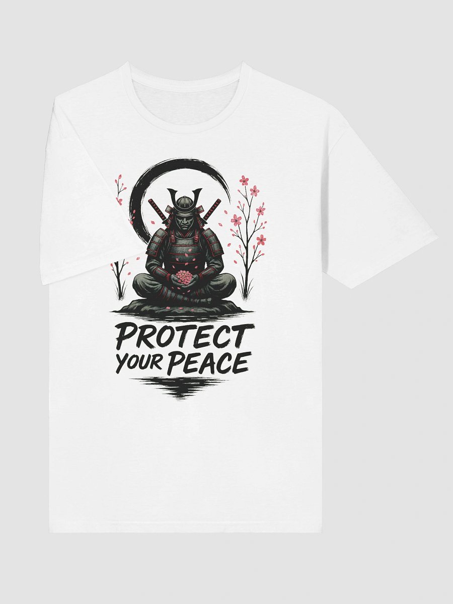 🏷️ Zen Samurai Warrior T-Shirt – Protect Your Peace Martial Arts Graphic Tee product image (4)