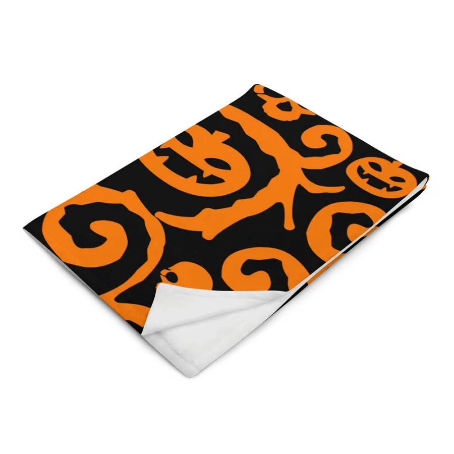 Scary Pumpkins Skull Blanket product image (6)