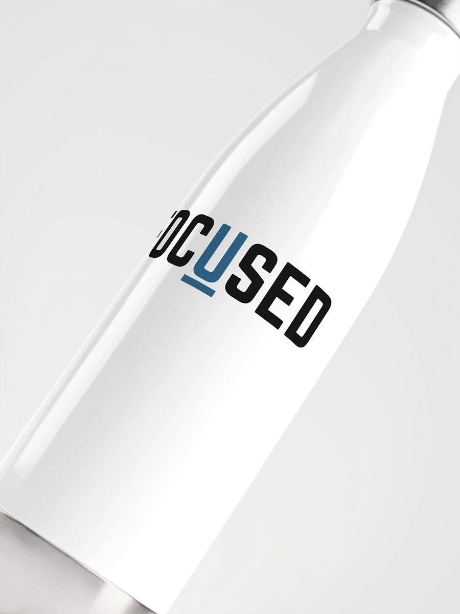 FOCUSED Stainless Steel Water Bottle (White) product image (5)