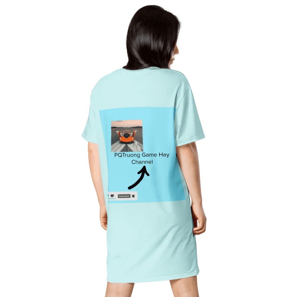 Váy thun in toàn thân/Full body printed T-shirt dress product image (10)