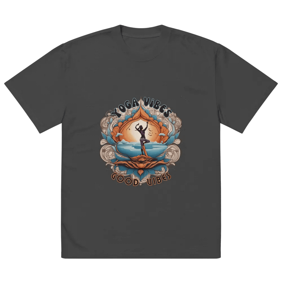 Zen Vibes Oversized Faded T-Shirt product image (6)