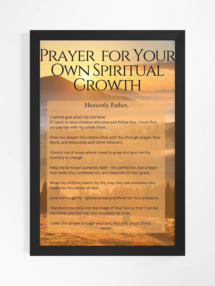 Prayer for your own Spiritual Growth product image (1)