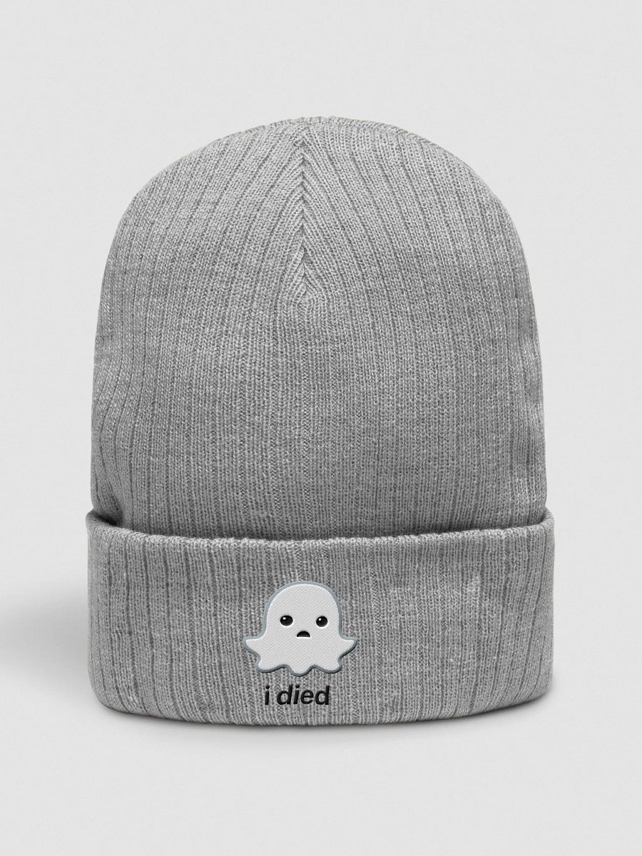 Sad Ghost Beanie - Light Color product image (1)