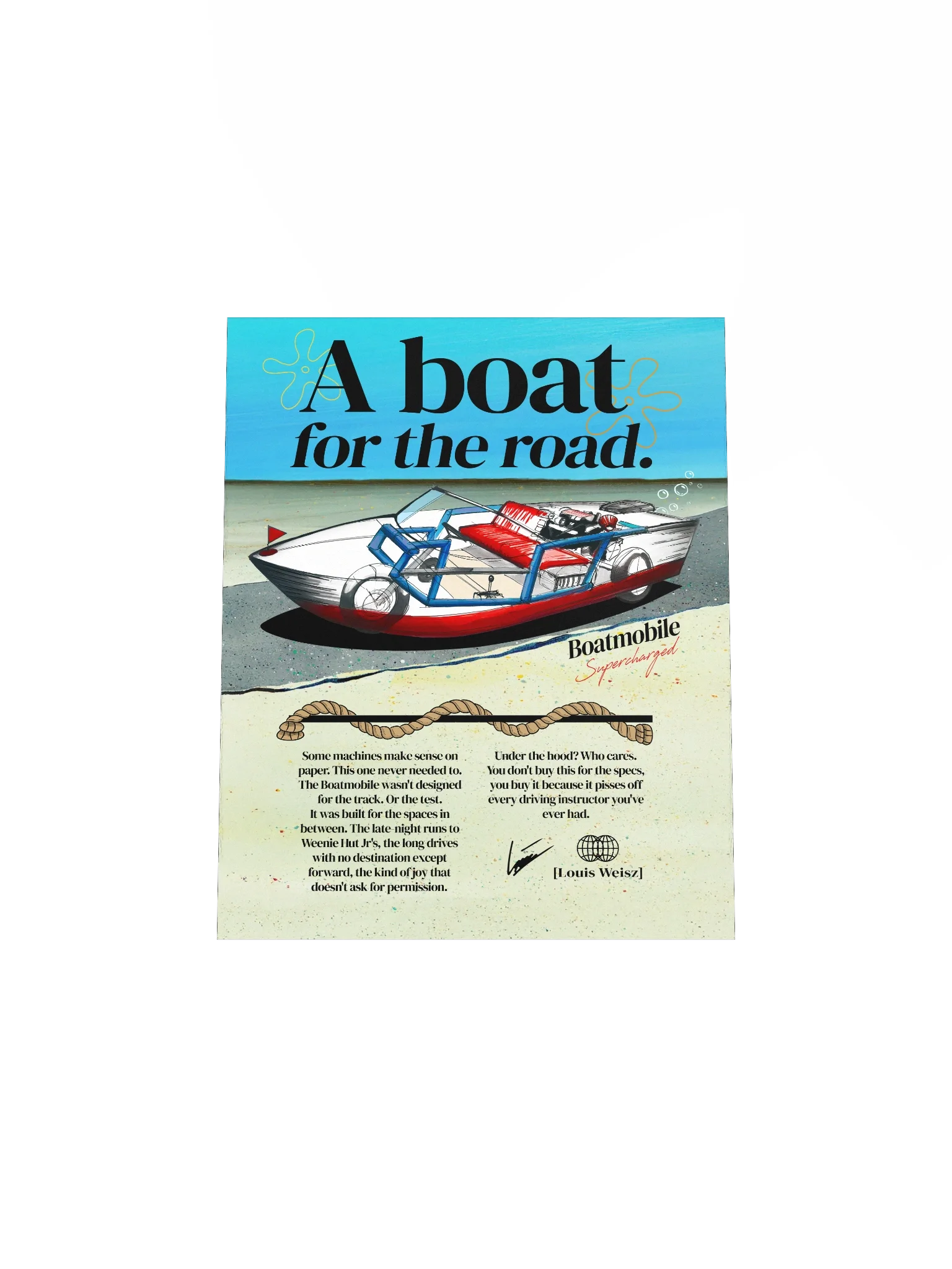 "A Boat for the Road" Matte Poster product image (11)
