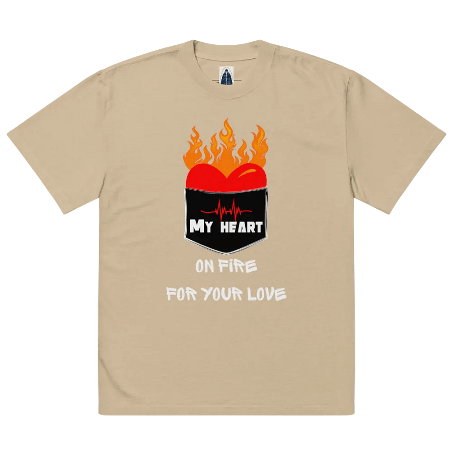 My heart on fire for your love Tee product image (35)