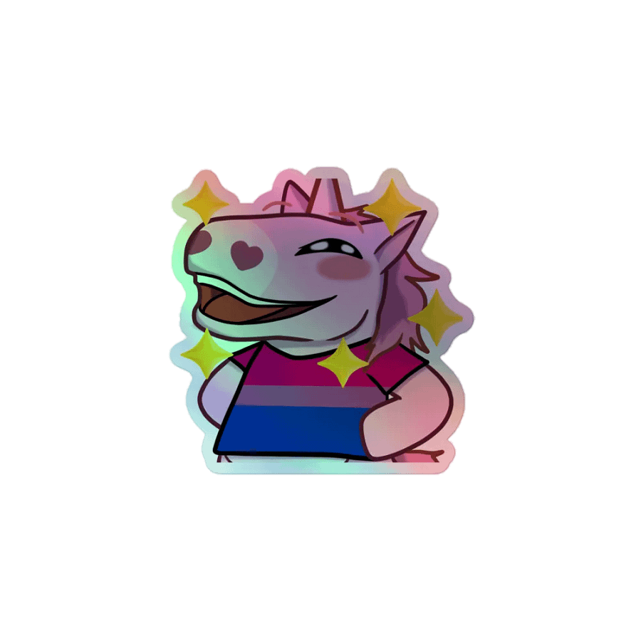 BI Pride Holographic Sticker product image (1)