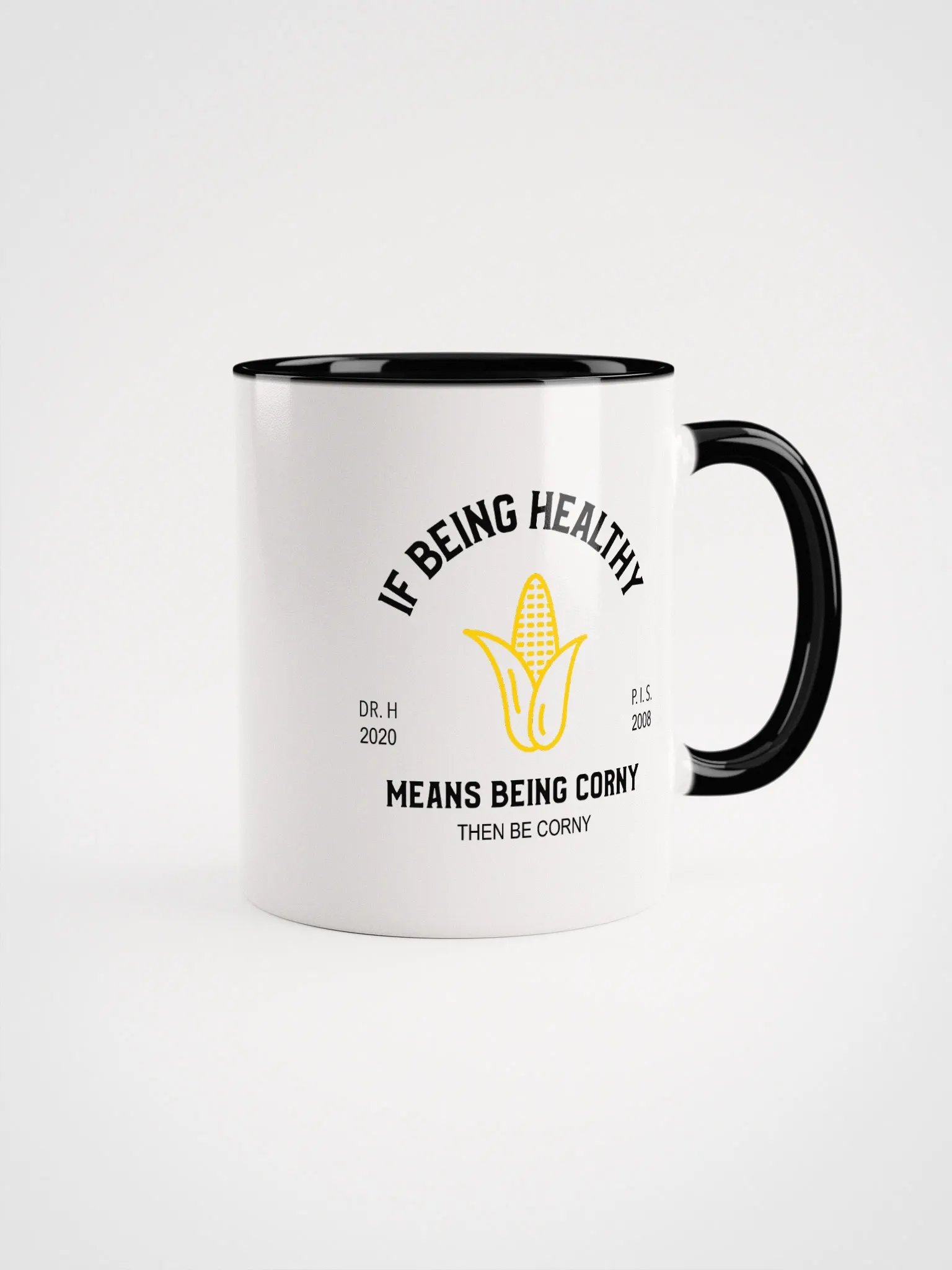 Corny Is Healthy - Mug with Color Inside product image (1)