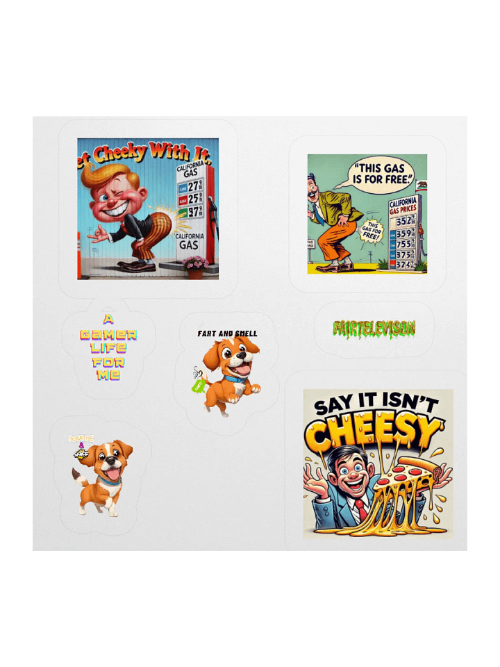 Whimsical Vintage Sticker Collection product image (1)
